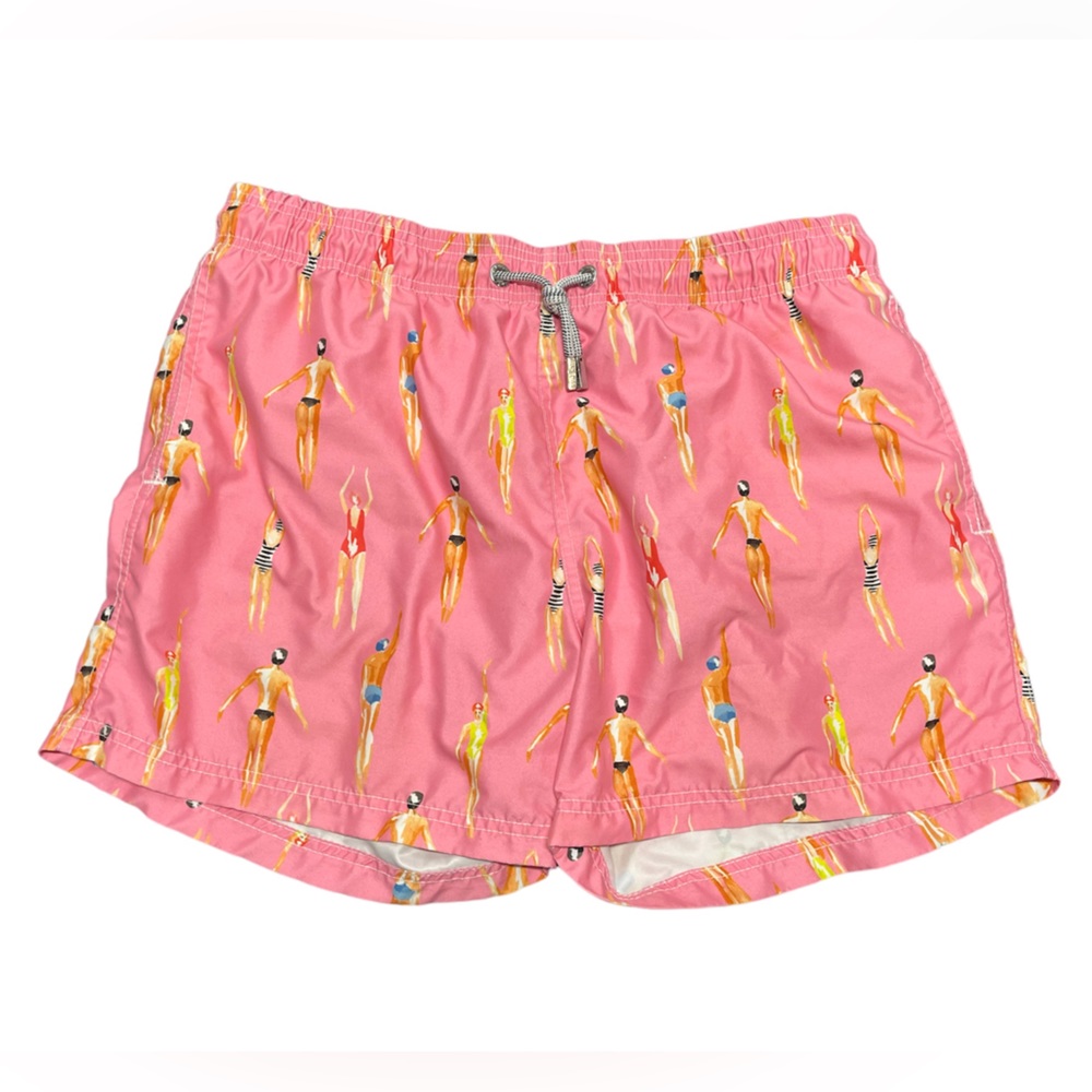 Azul Siete Mens Swim Trunks pink size XL